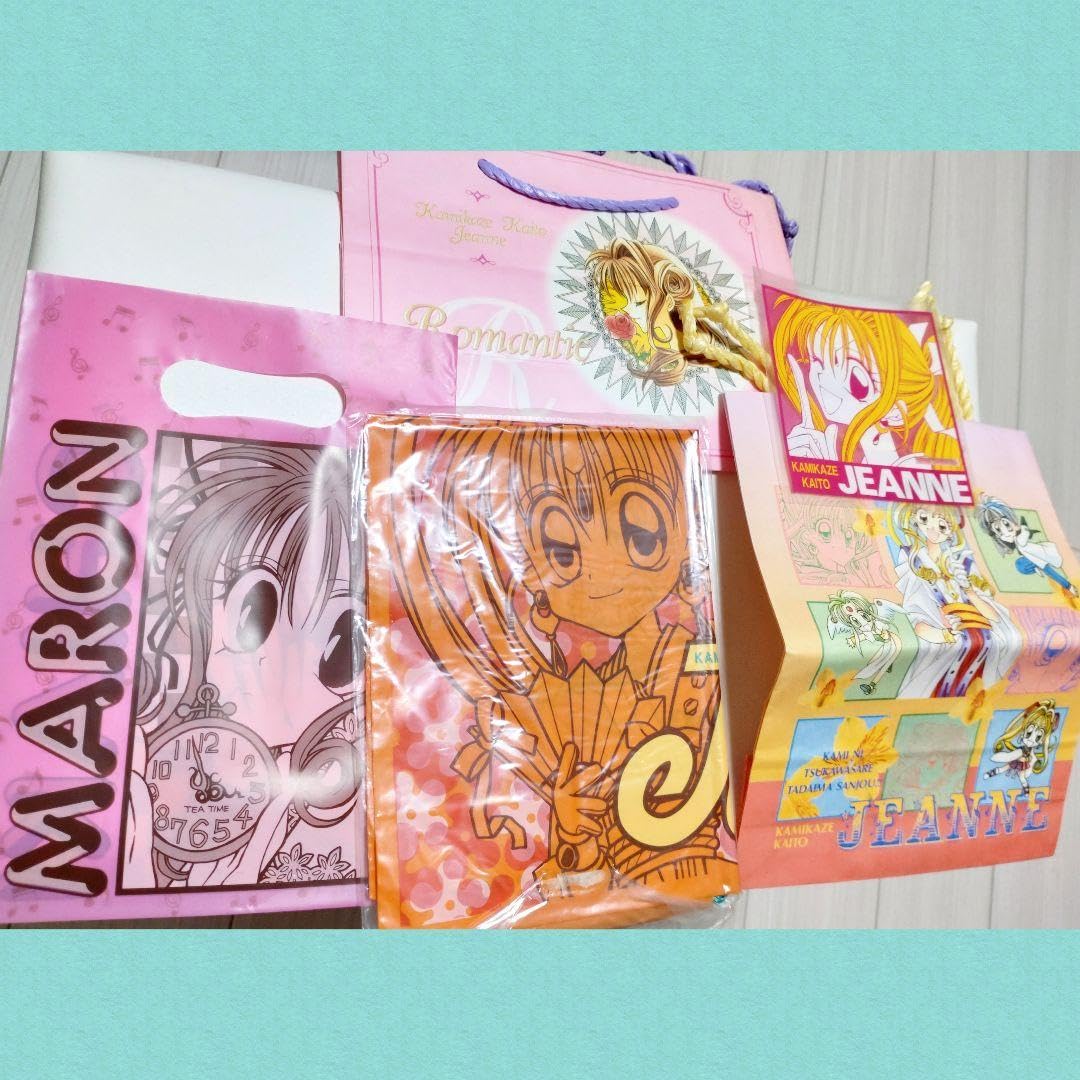 Amazon.co.jp: 神風怪盗ジャンヌ りぼん付録紙、ビニールバッグ5点